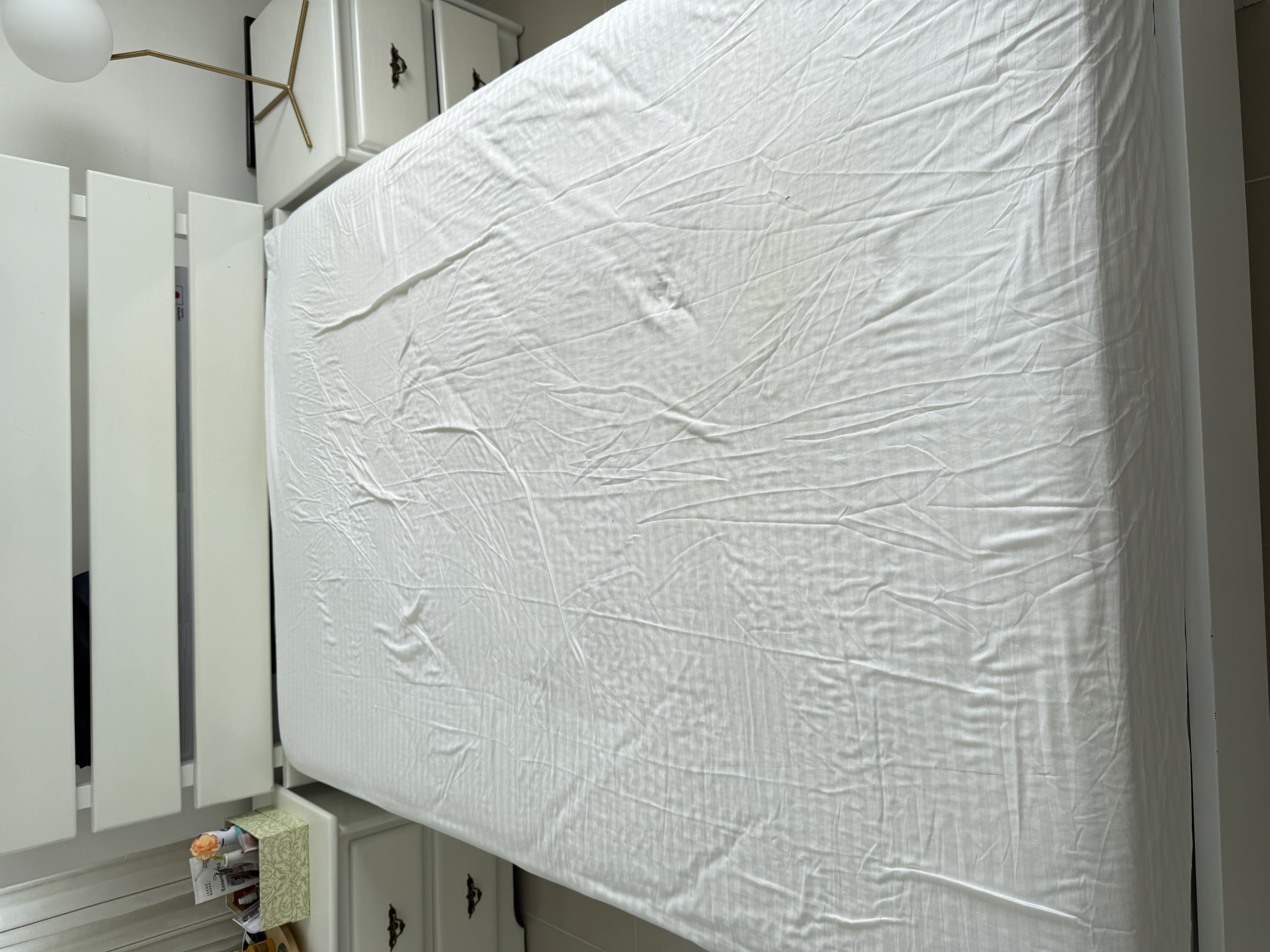 muebles y colchones - Colchón con base de cama en caoba 4