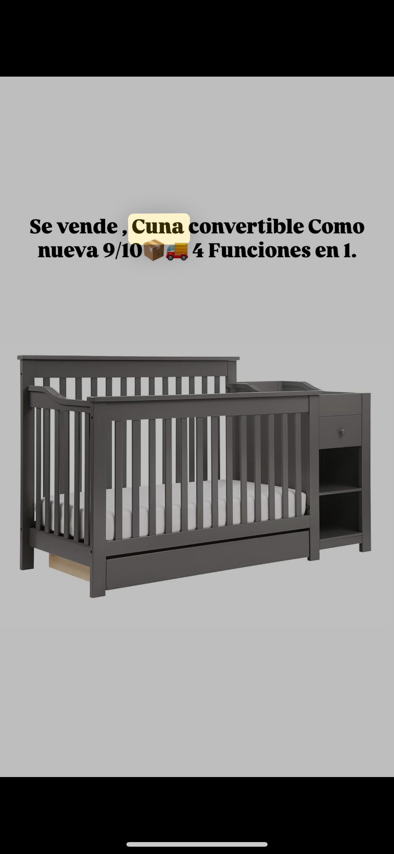 muebles - Cuna 4-1 1