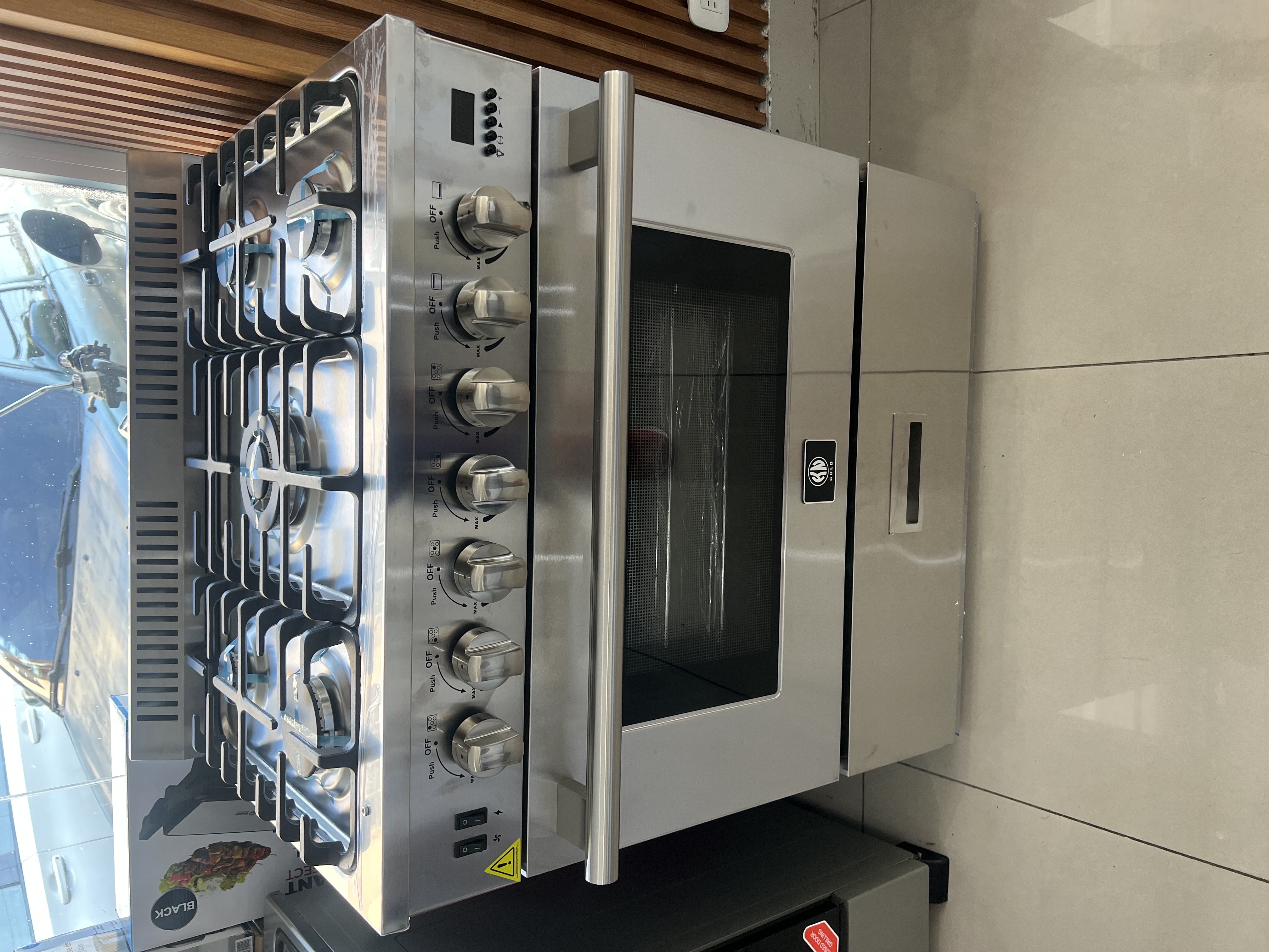 electrodomesticos - Estufa KN GOLD En acero inoxidable Disponible con instalación 