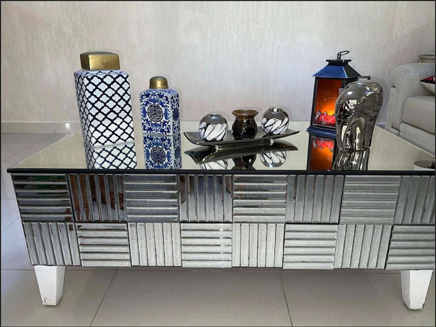 muebles y colchones - Vendo mesa de cristal. 2