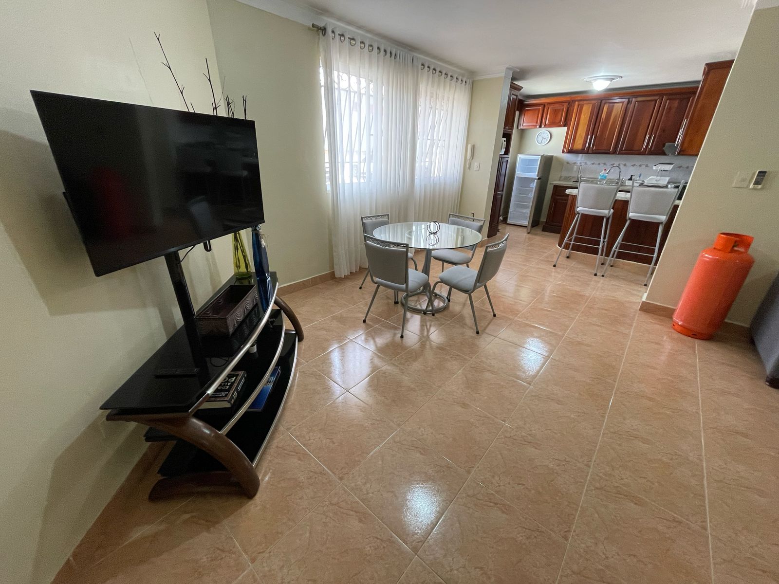 apartamentos - alquilo estudio amueblado atrás de pcmm santiago  1