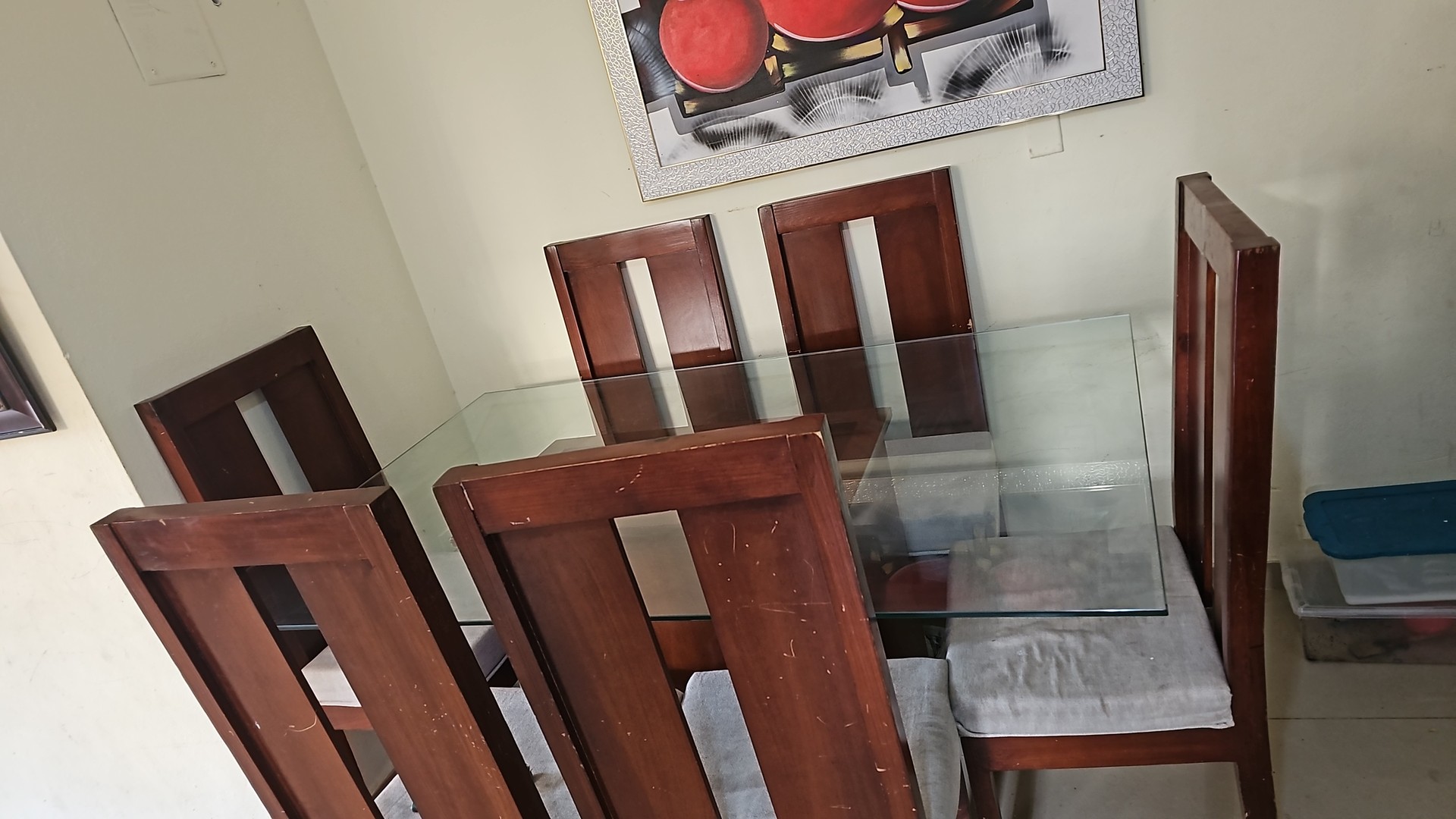 muebles y colchones - Juego de comedor de 6 sillas 3