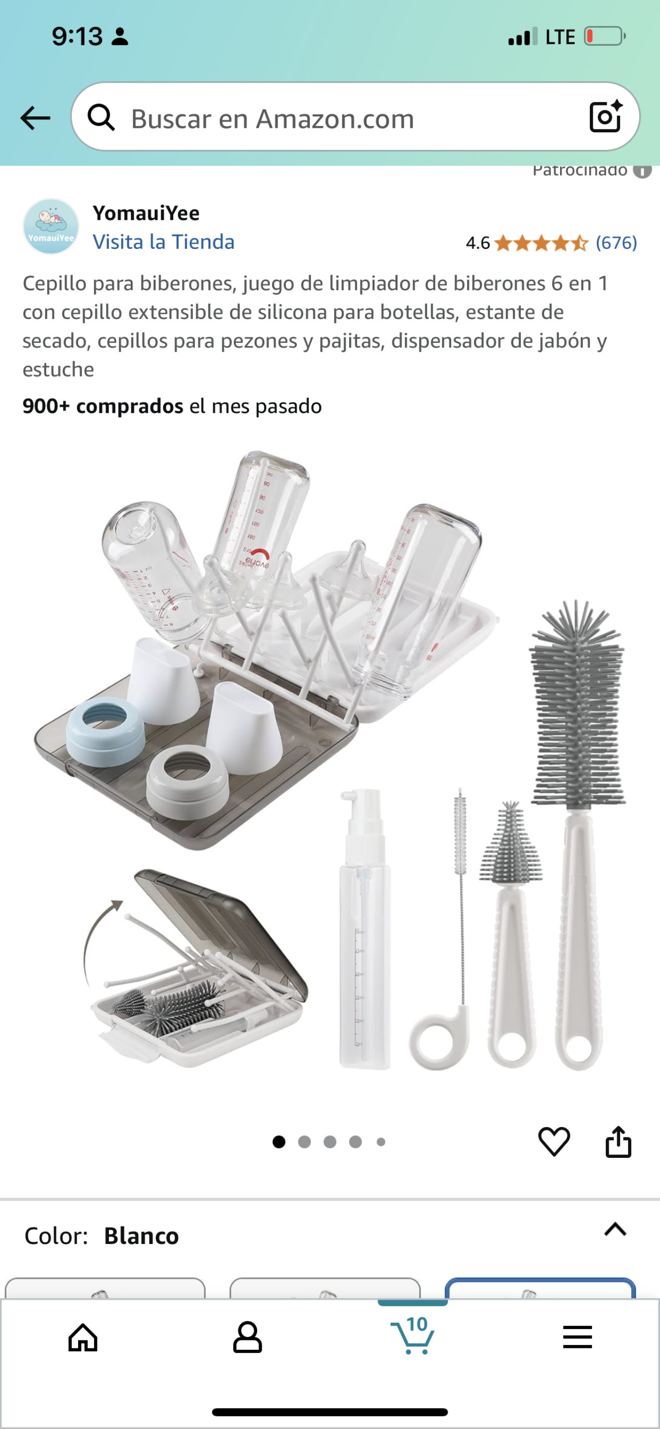 cuidado y nutricion - Escurridor de biberones Portátil 
