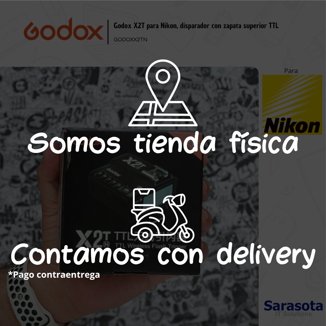 accesorios para electronica - Disparador Godox X2T para Nikon Garantía 1 año 2