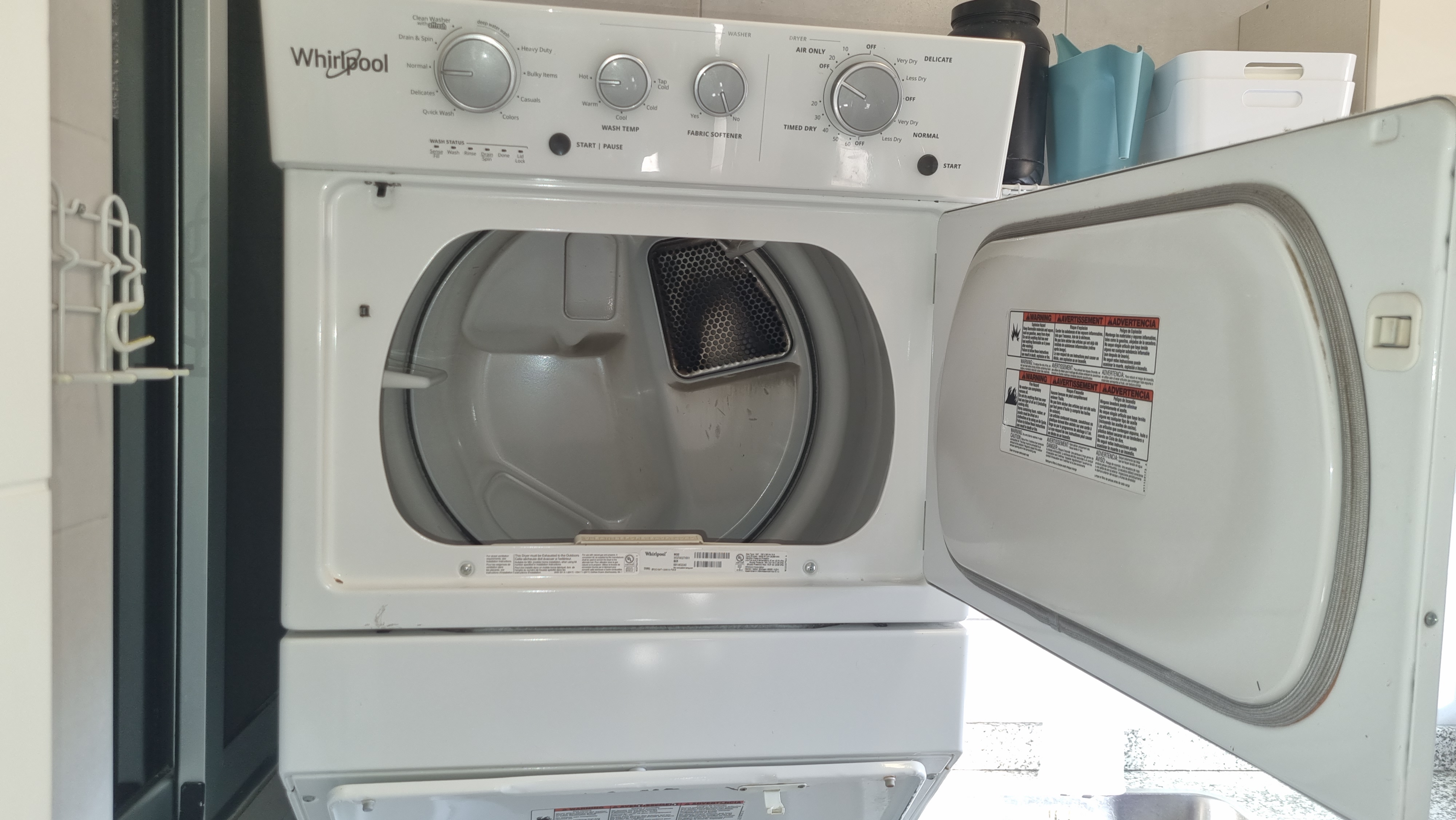electrodomesticos - LAVADORA/SECADORA TORRE WHIRLPOOL, 44LBS-20KG 3