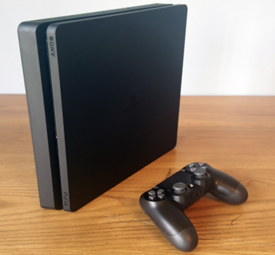consolas y videojuegos - PS4 - Slim + Control + Juegos (2 pcs) 0