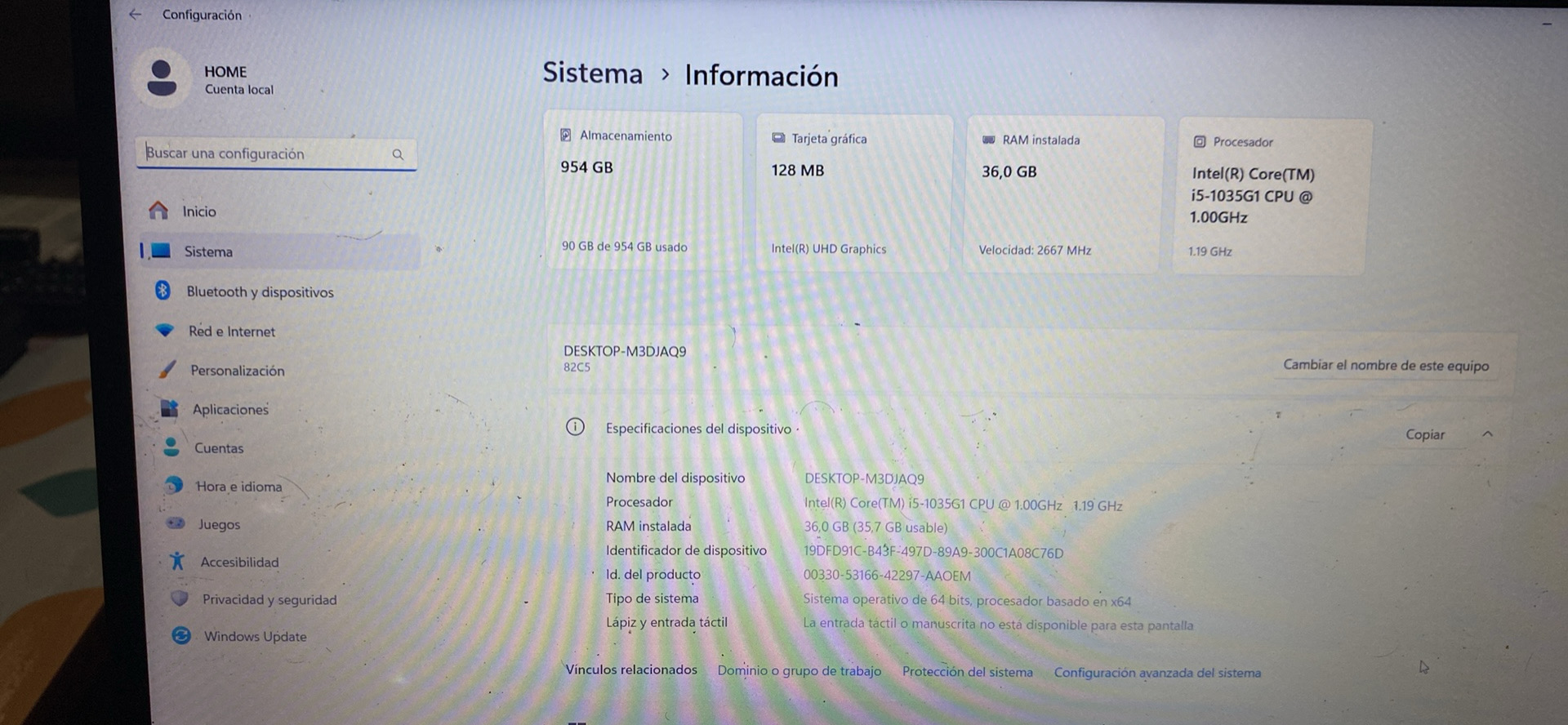 computadoras y laptops - cambio también por CPU de 10ma generación  5