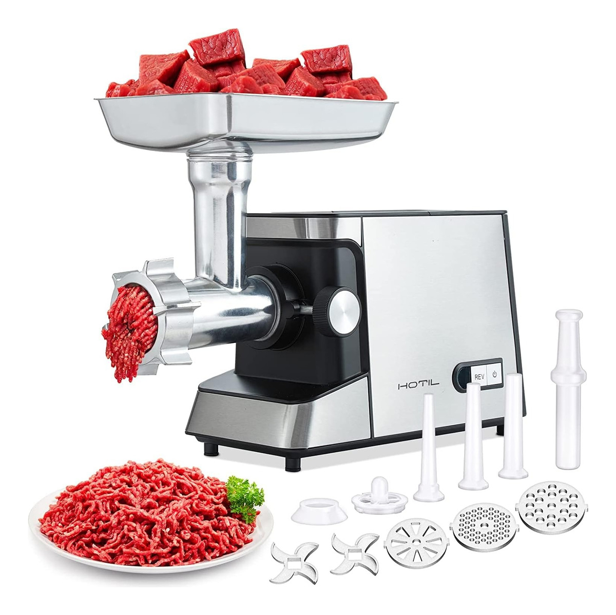 cocina - Triturador Eléctrico De Carne Y Embutidora De Salchichas