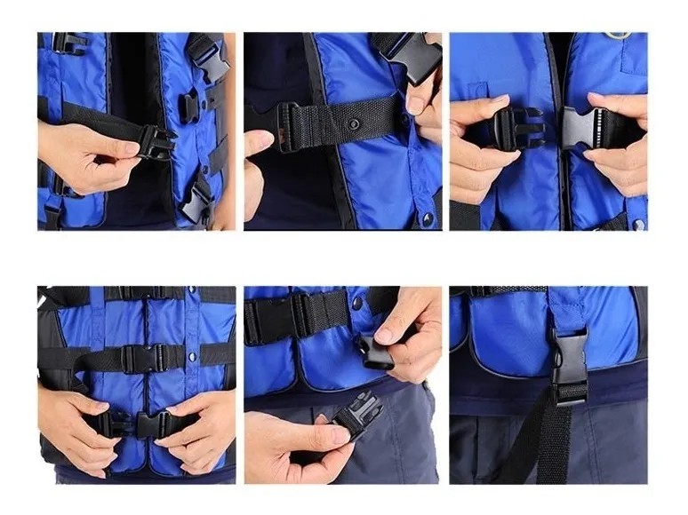 Artículos Deportivos - Chaleco salvavidas adulto + silbato supervivencia yate tour  5