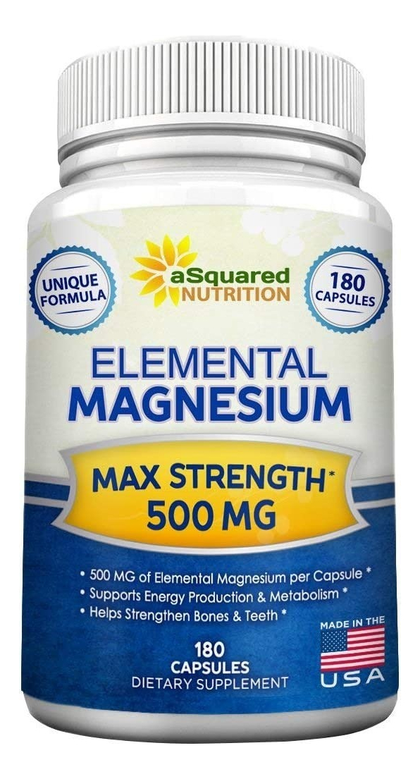 Salud y Equipamiento Médico - Magnesio 180cap Asquared Nutrition 0