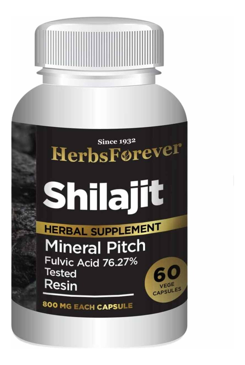 Salud y Equipamiento Médico - Shilajit 800mg 60 capsulas Herbs forey 0