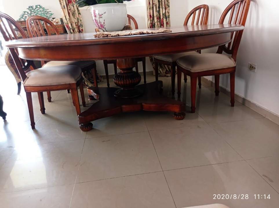 muebles y colchones - comedor 10 sillas 6