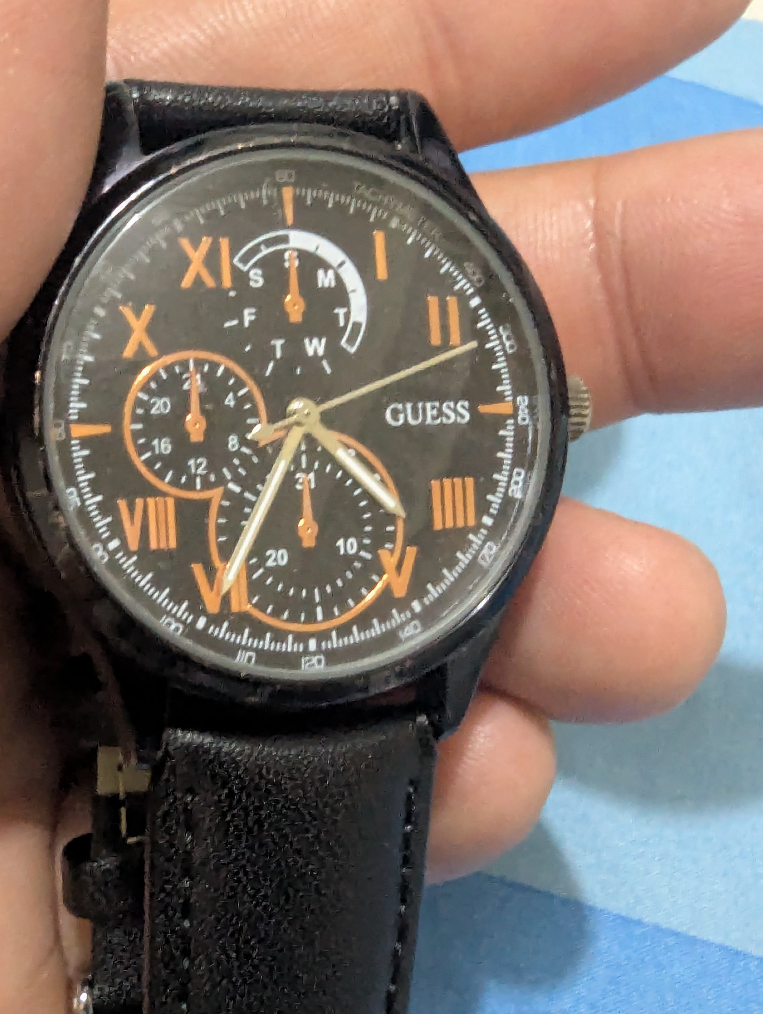 joyas, relojes y accesorios - RELOJ GUESS ORIGINAL CAJA 38MM ELEGANTE  0