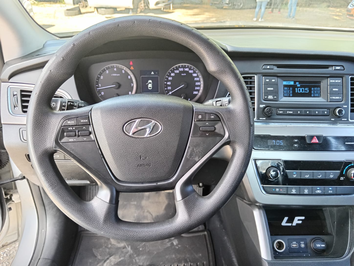 carros - HYUNDAI SONATA LF 2016 GRIS mecánico 5