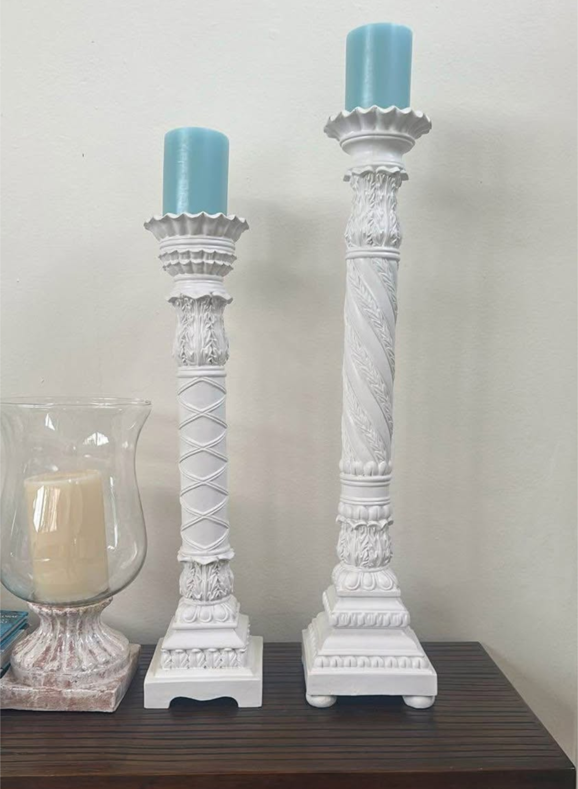 decoración y accesorios - Dos candelabros pilares 1