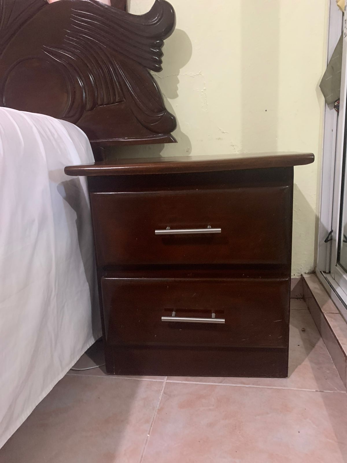 muebles y colchones - Juego de Habitación de caoba brasileña 3