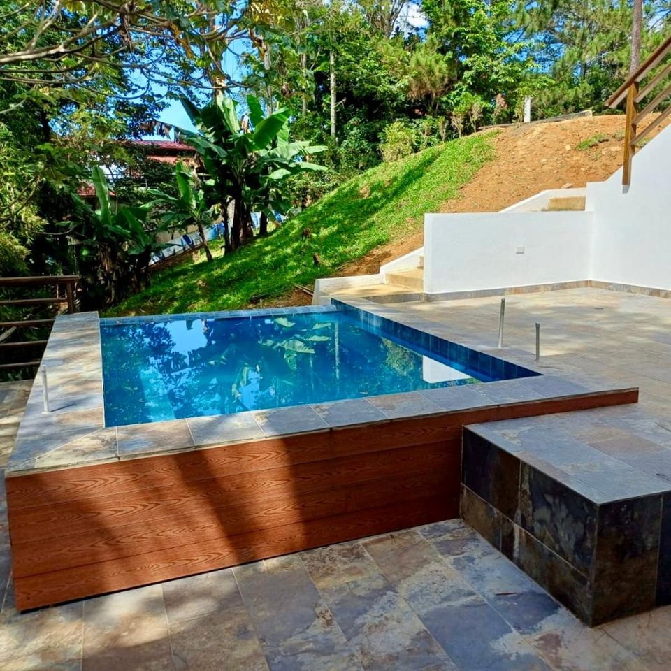 casas vacacionales y villas - Villa rustica y moderna en venta en Jarabacoa 4