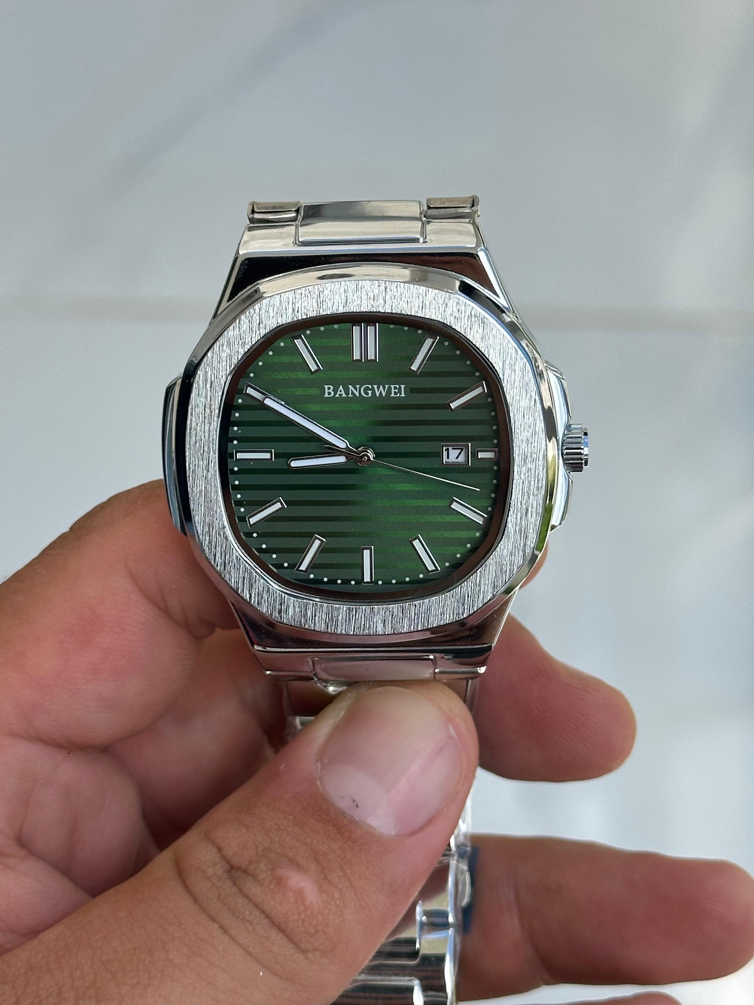 joyas, relojes y accesorios - Reloj de lujo de cuarzo esfera verde 0