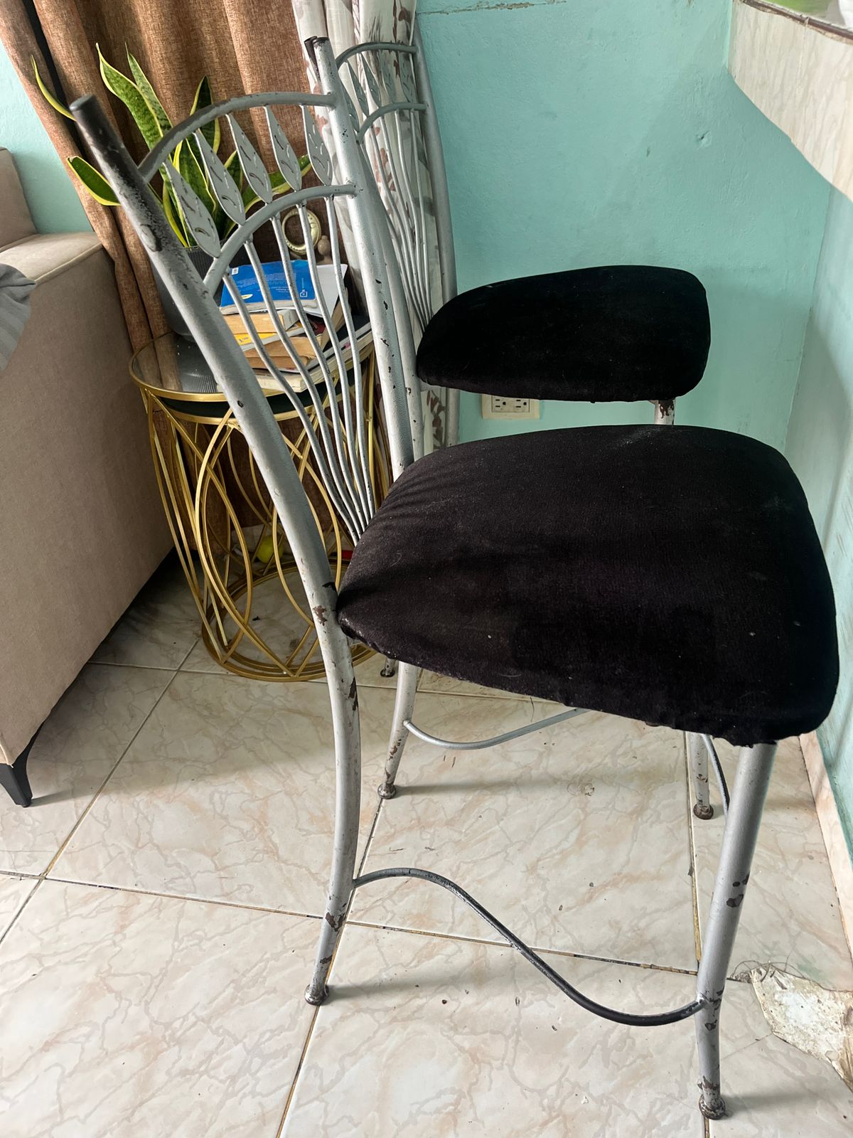muebles y colchones - SILLAS ALTAS DE DESAYUNADOR  1