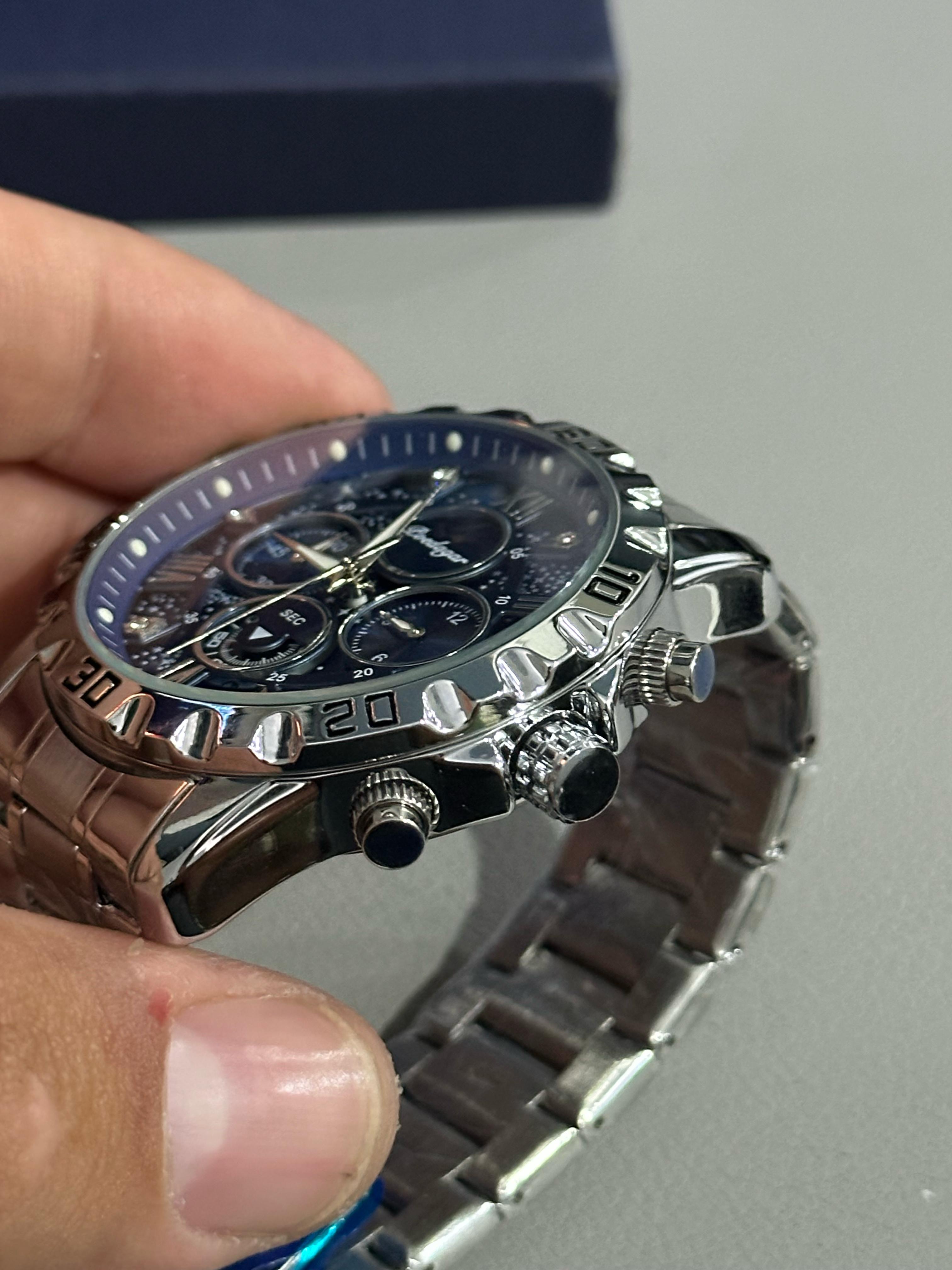 joyas, relojes y accesorios - Reloj de cuarzo con cronógrafo para caballero  1