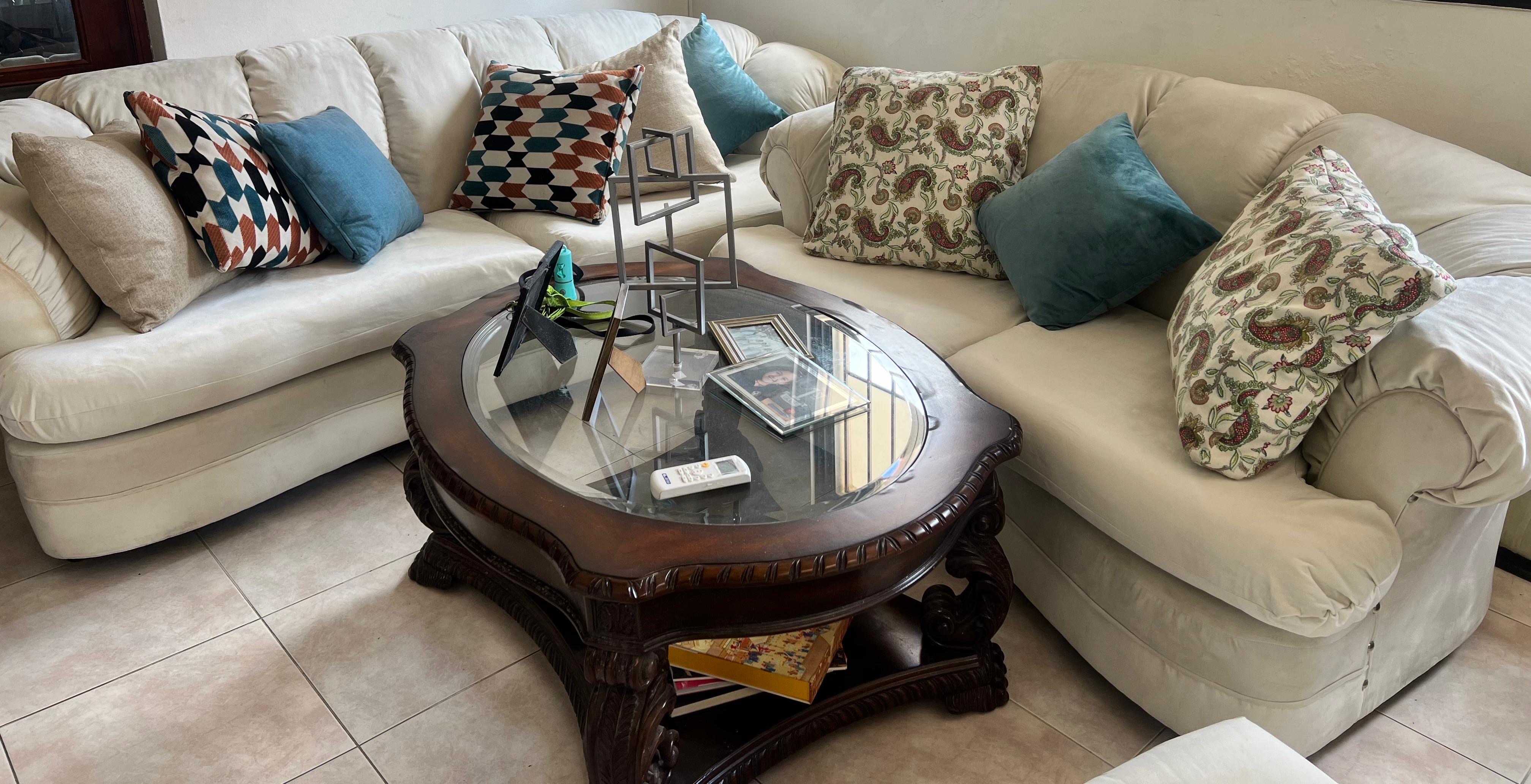 muebles y colchones - Vendo juego de sala completo 2