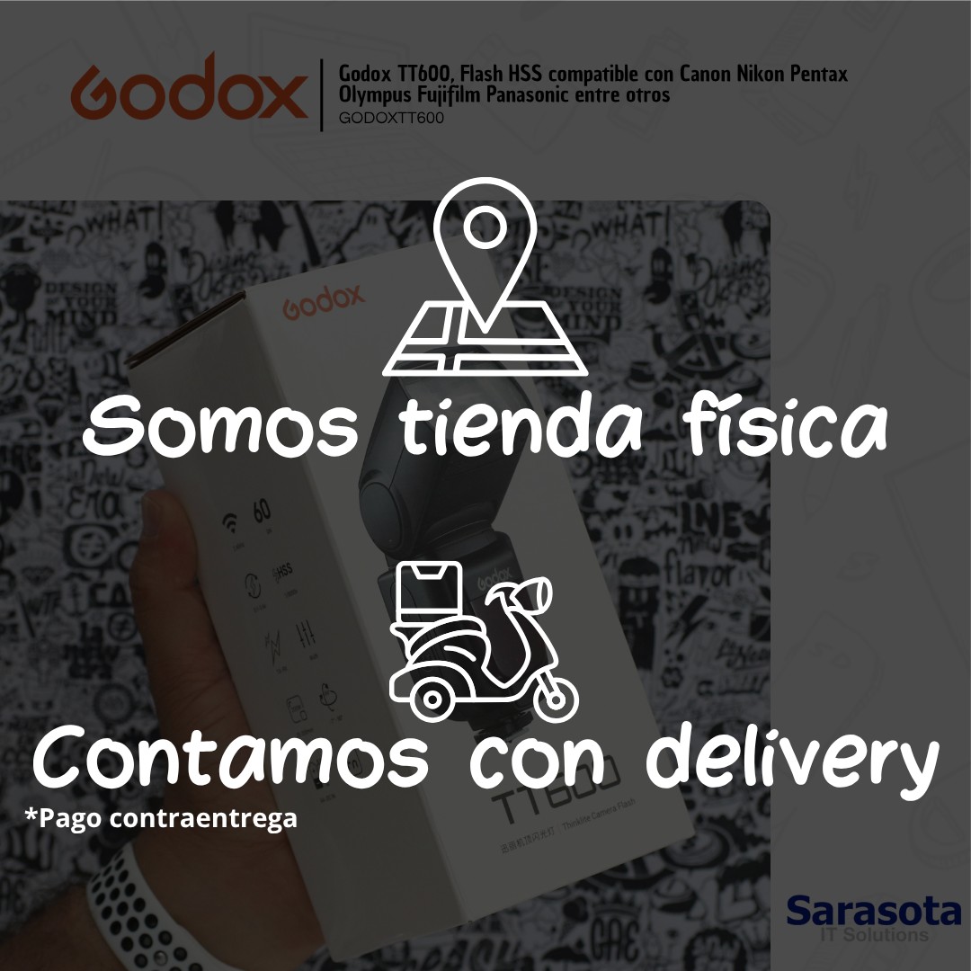 accesorios para electronica - Flash Godox TT600 (Canon, Nikon, entre otras) 2