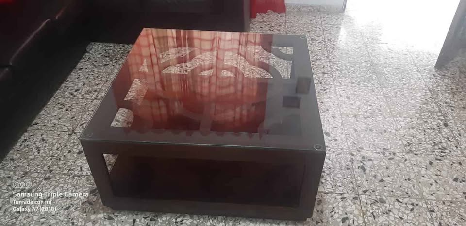muebles y colchones - Mesa caoba para sala 0