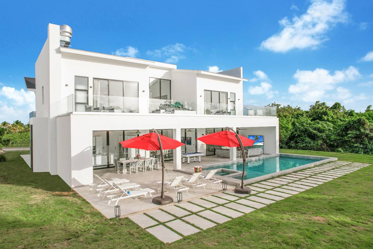 casas vacacionales y villas - Lujosa villa en Cap cana 