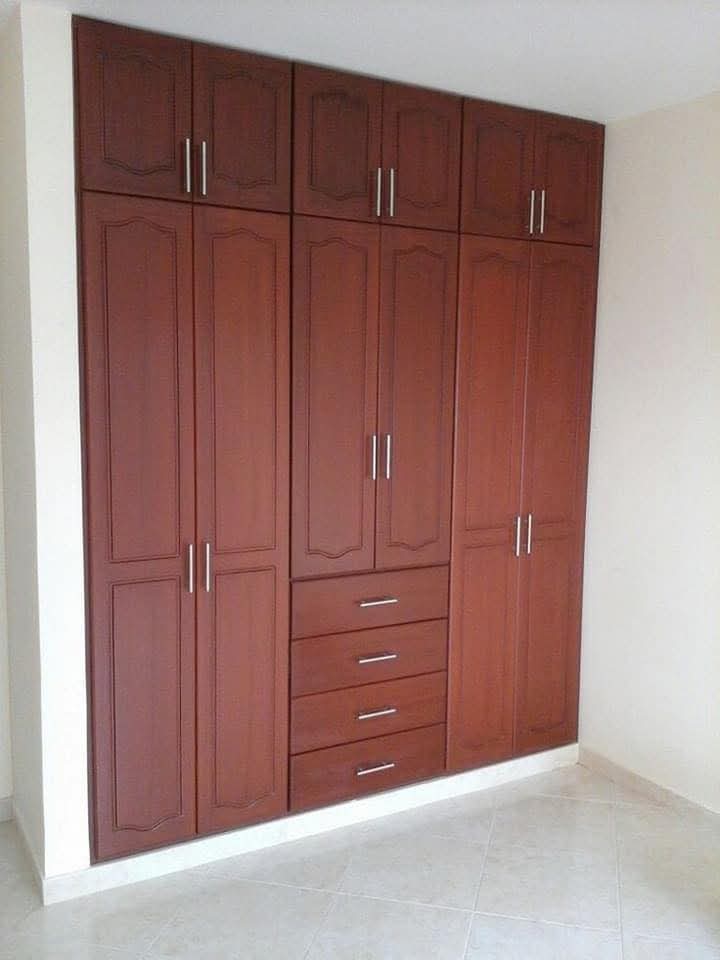 muebles y colchones - Closet moderno en madera 