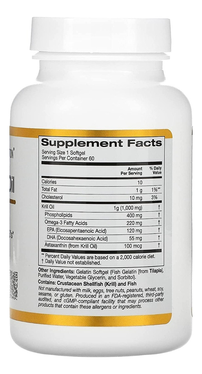 Salud y Equipamiento Médico - Aceite Krill California Gold Nu 1