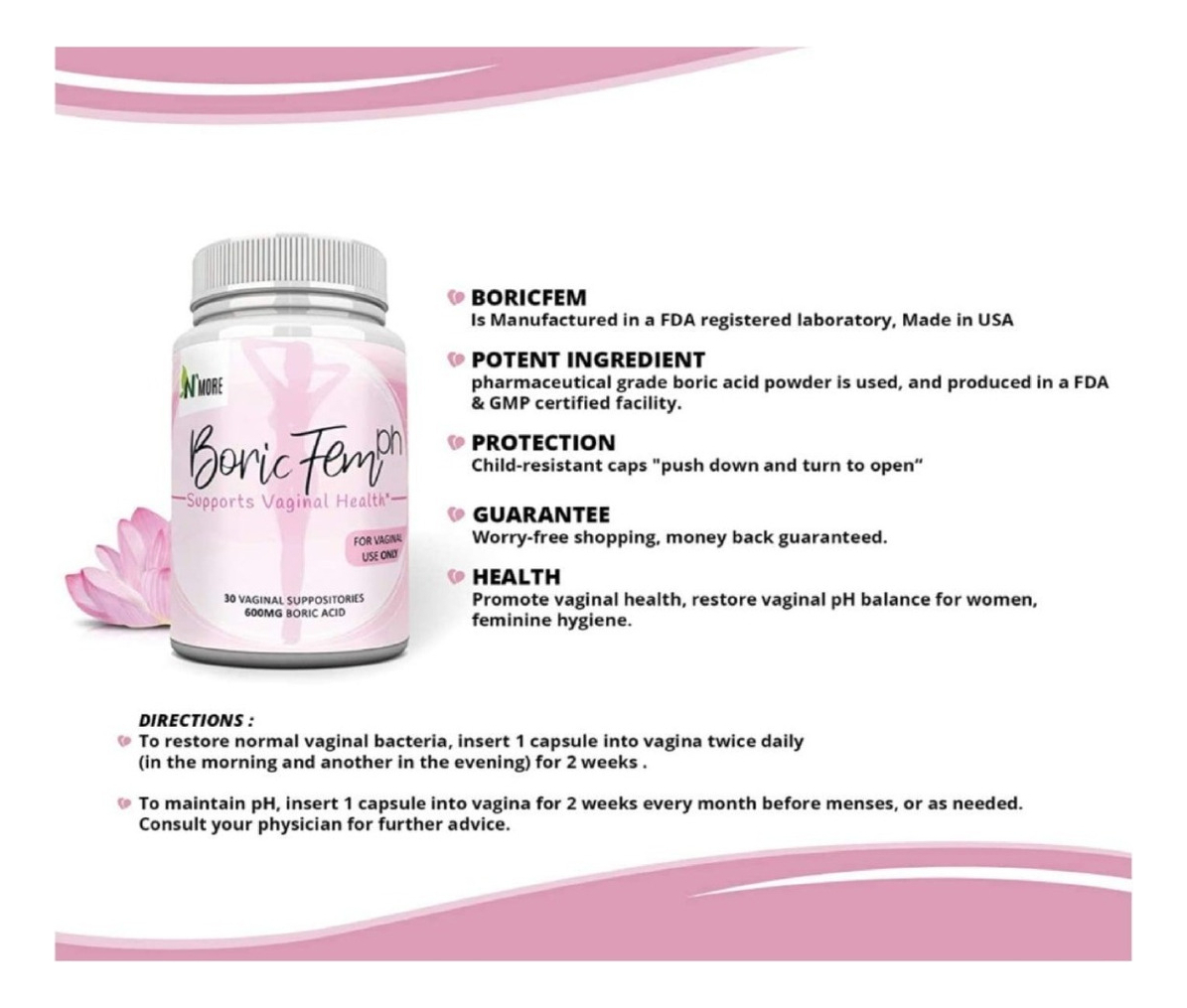 Salud y Equipamiento Médico - Suposit Vaginal Ácido Bórico 2