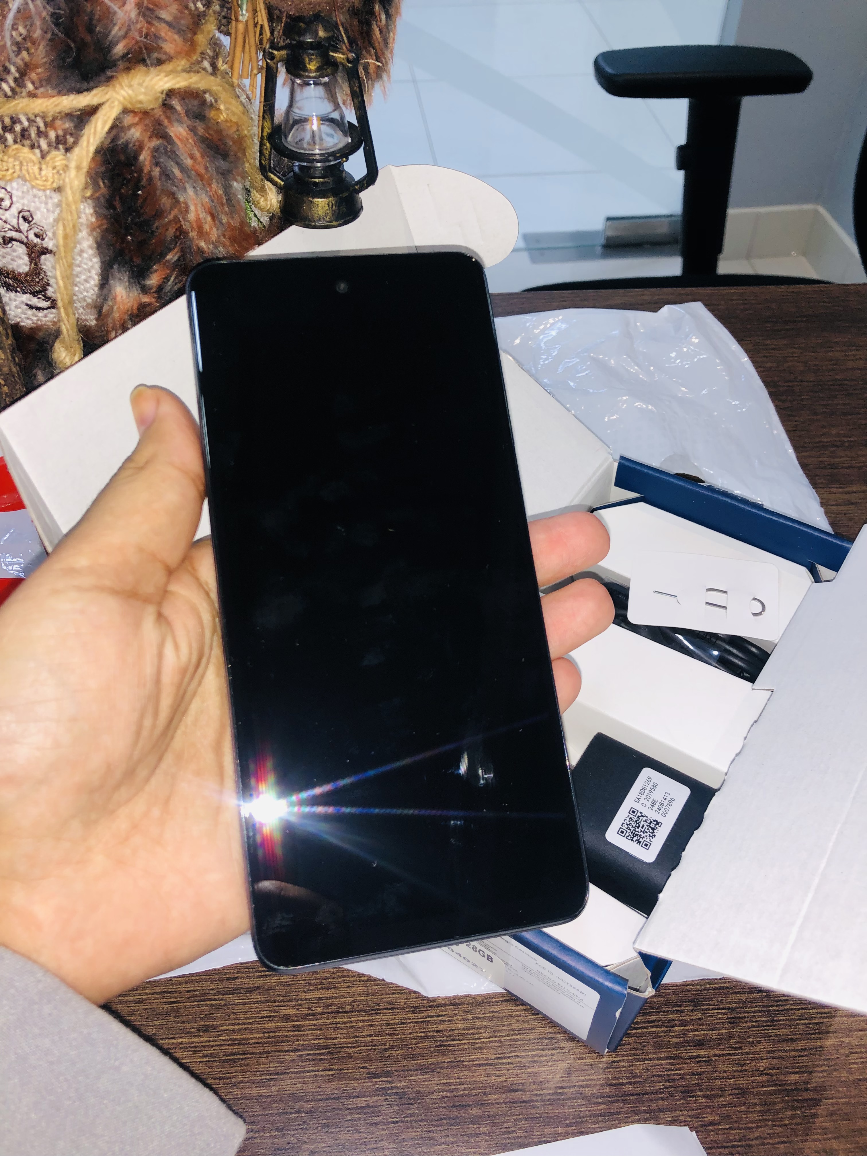 celulares y tabletas - Nuevo MOTOROLA 128gb NEGRO COSMICO 5