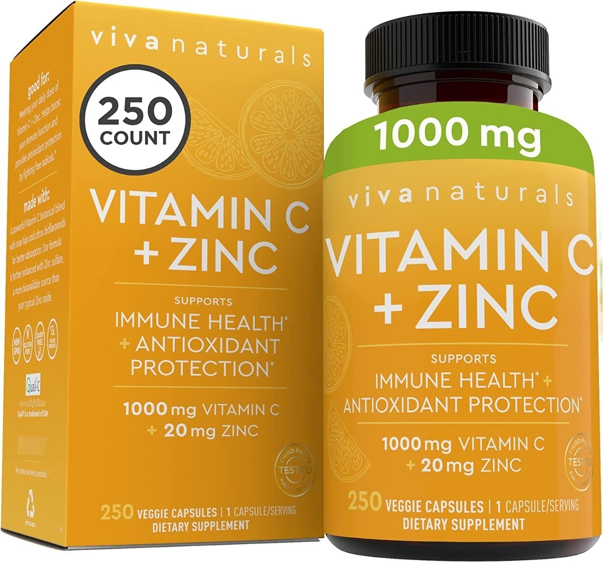 Salud y Equipamiento Médico - Vitamina C + Zing 1000mg Viva N 0