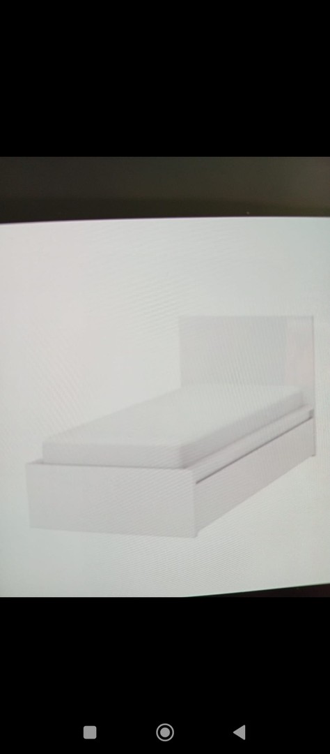 muebles y colchones - Vendo base de cama  Twins con gavetas  3
