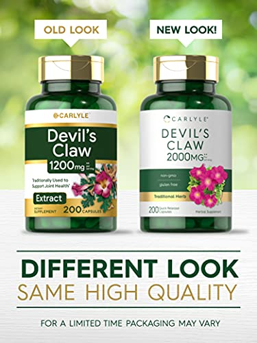 Salud y Equipamiento Médico - Garra Del Diablo 2000mg 200 Cap Carlyle 1