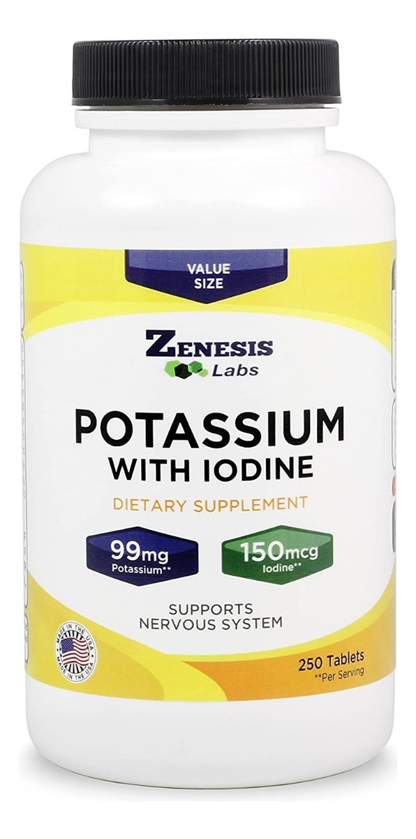Salud y Equipamiento Médico - Potasio 250tab 99mg Zenesis Lab - U - Unidad A $776 0