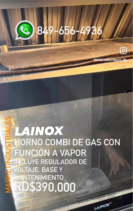 servicios profesionales - LAINOX✅
Horno combi de gas con funcion a vapor 4