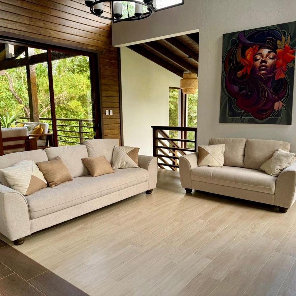 casas vacacionales y villas - Villa rustica y moderna en venta en Jarabacoa 2