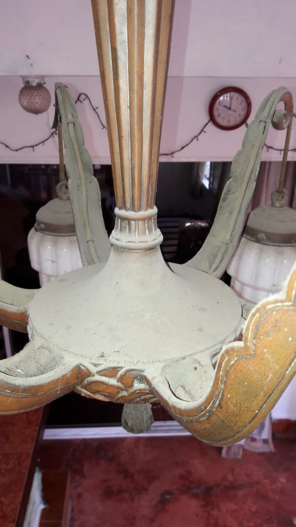 decoración y accesorios - Araña antigua muy antigua  9