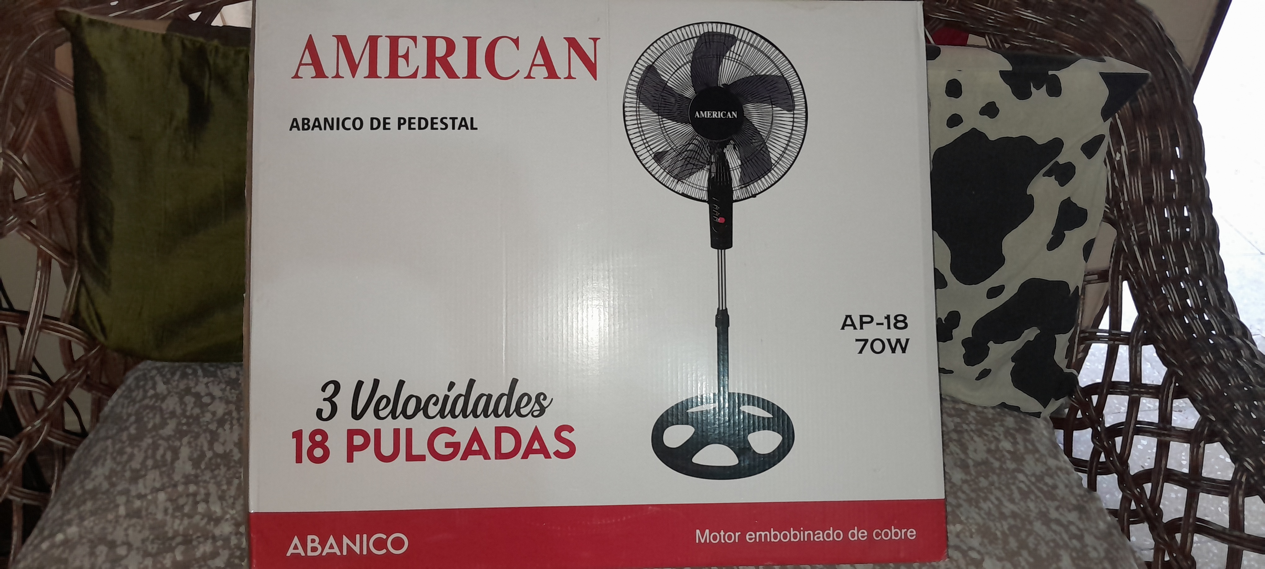 aires acondicionados y abanicos - Vendo abanico nuevo precio: 1,700