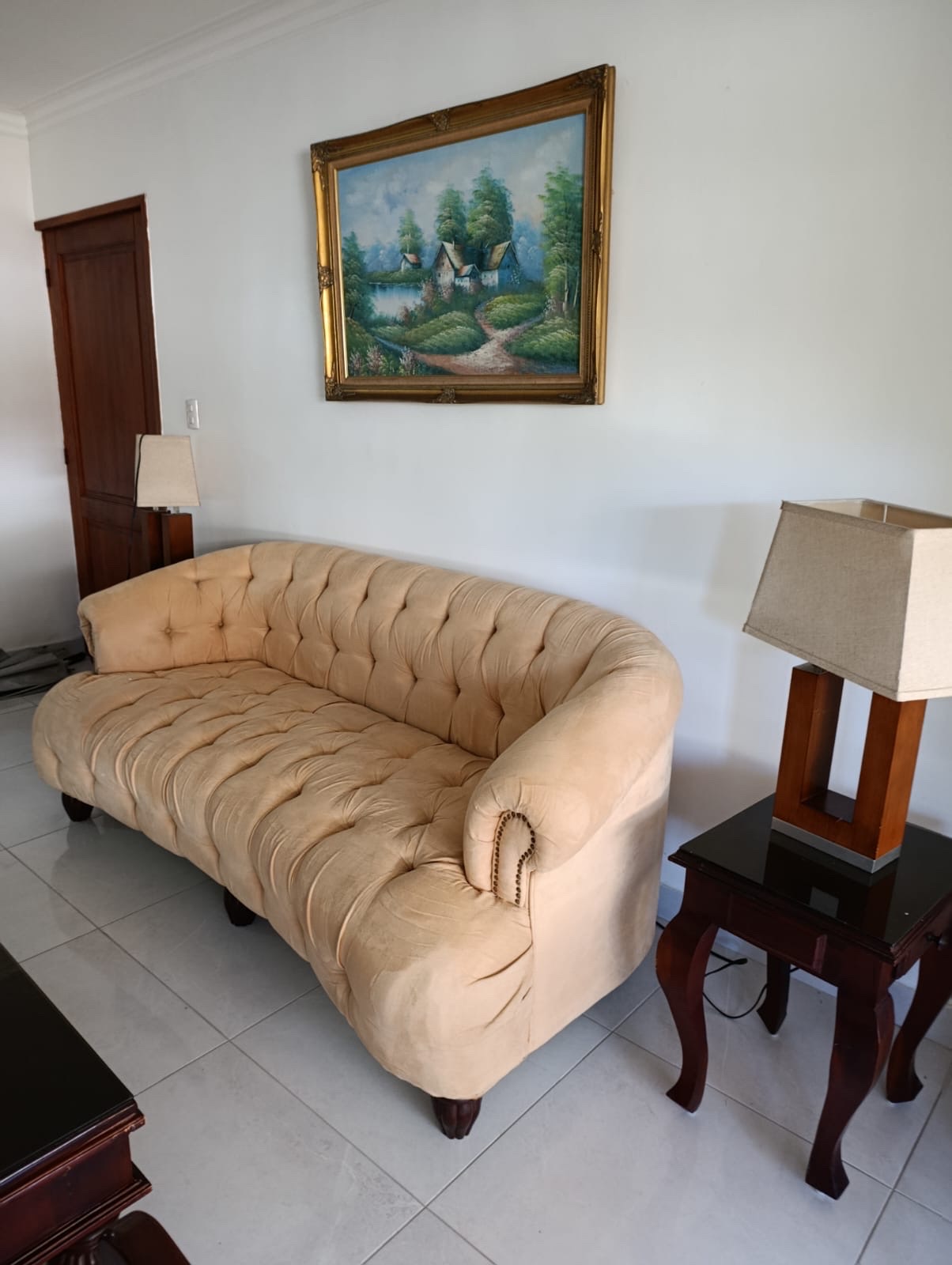 muebles y colchones - juego de muebles de caoba  1