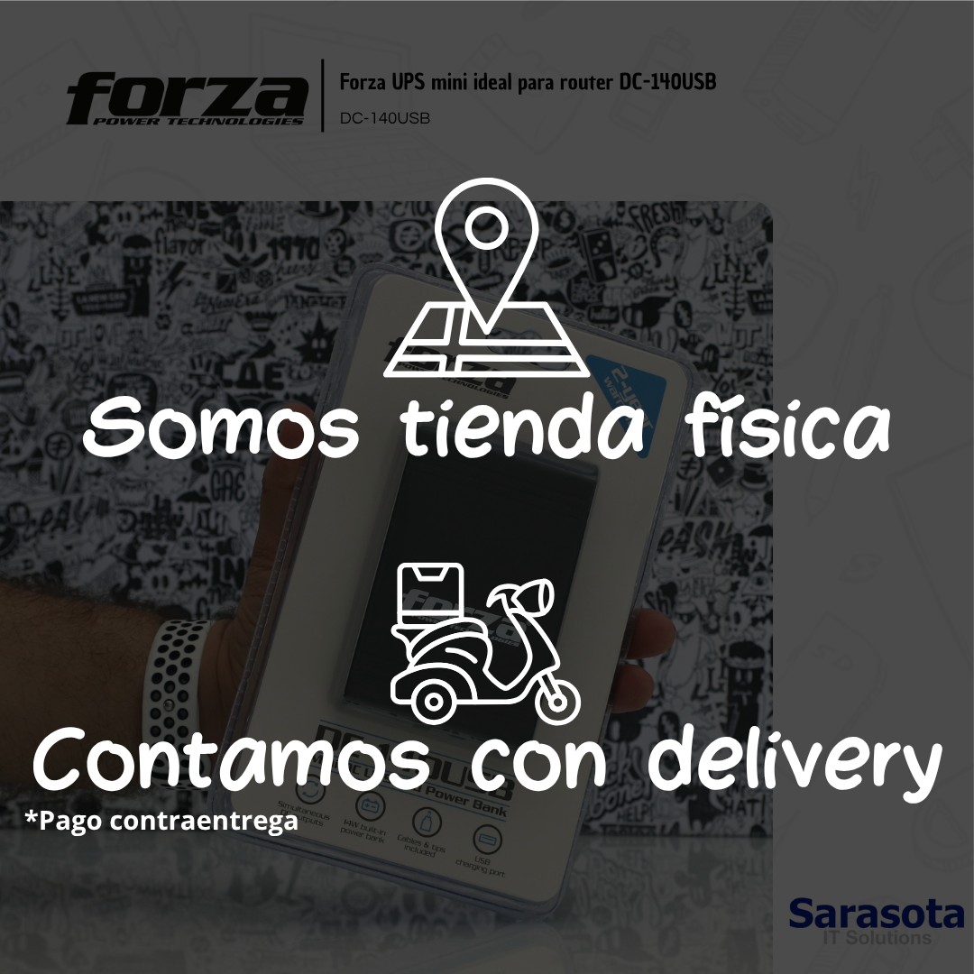 plantas e inversores - Mini UPS Forza (Ideal para modem y router) 2