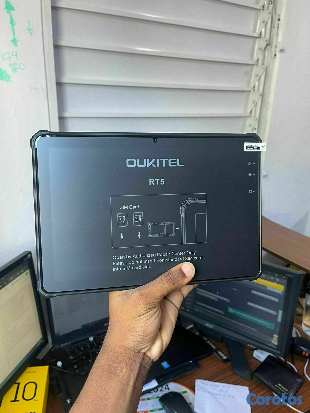 celulares y tabletas - TABLETA OUKITEL RT5 PROTECCION GRADO MILITAR 14GBR 2