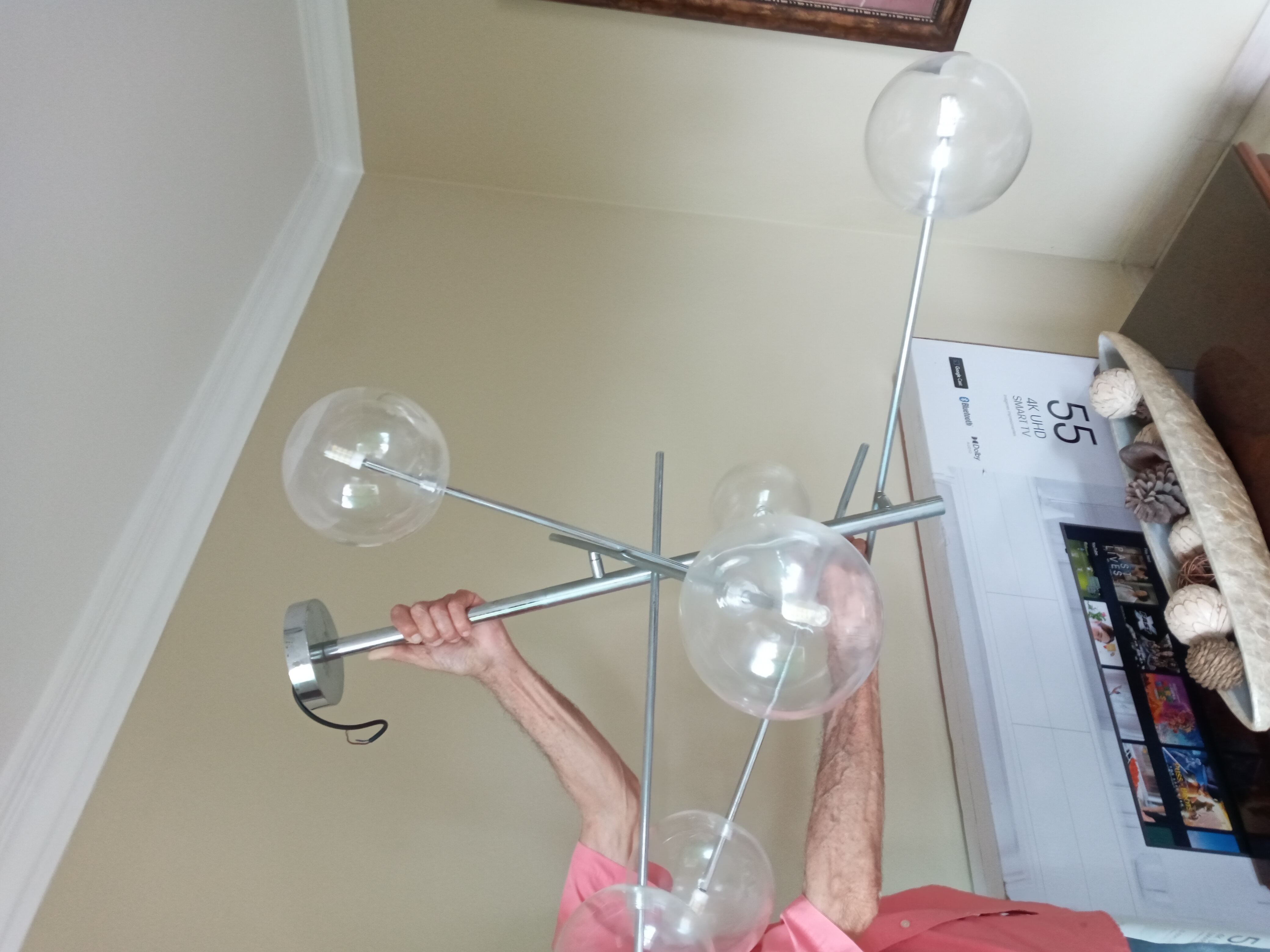 decoración y accesorios - lámpara de sala con globos 0