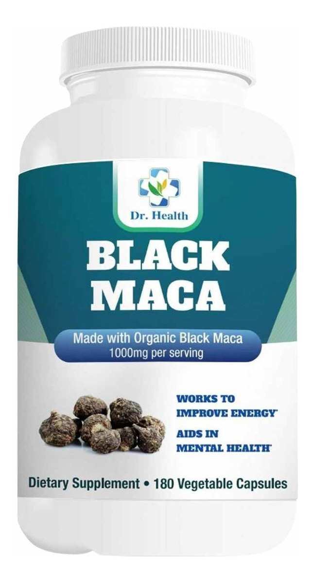 Salud y Equipamiento Médico - Black Maca 90 Caps Dr. Health 0