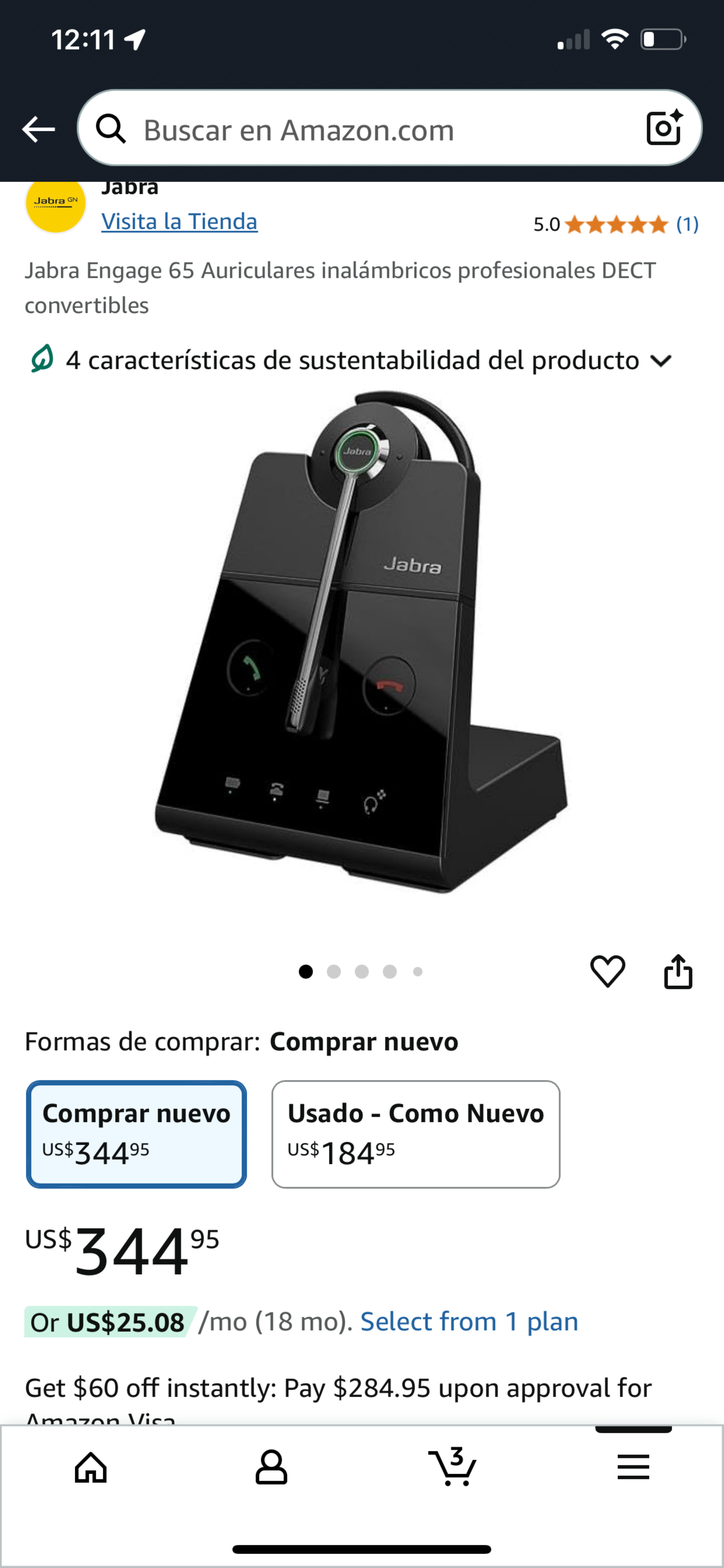 camaras y audio - Auriculares inalámbricos profesionales marca Jabra 
