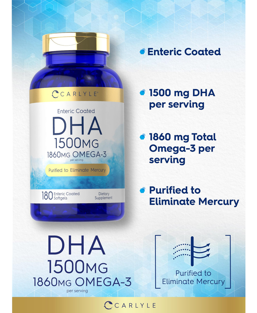 Salud y Equipamiento Médico - Suplemento De Dha 1500mg -carlyle 4