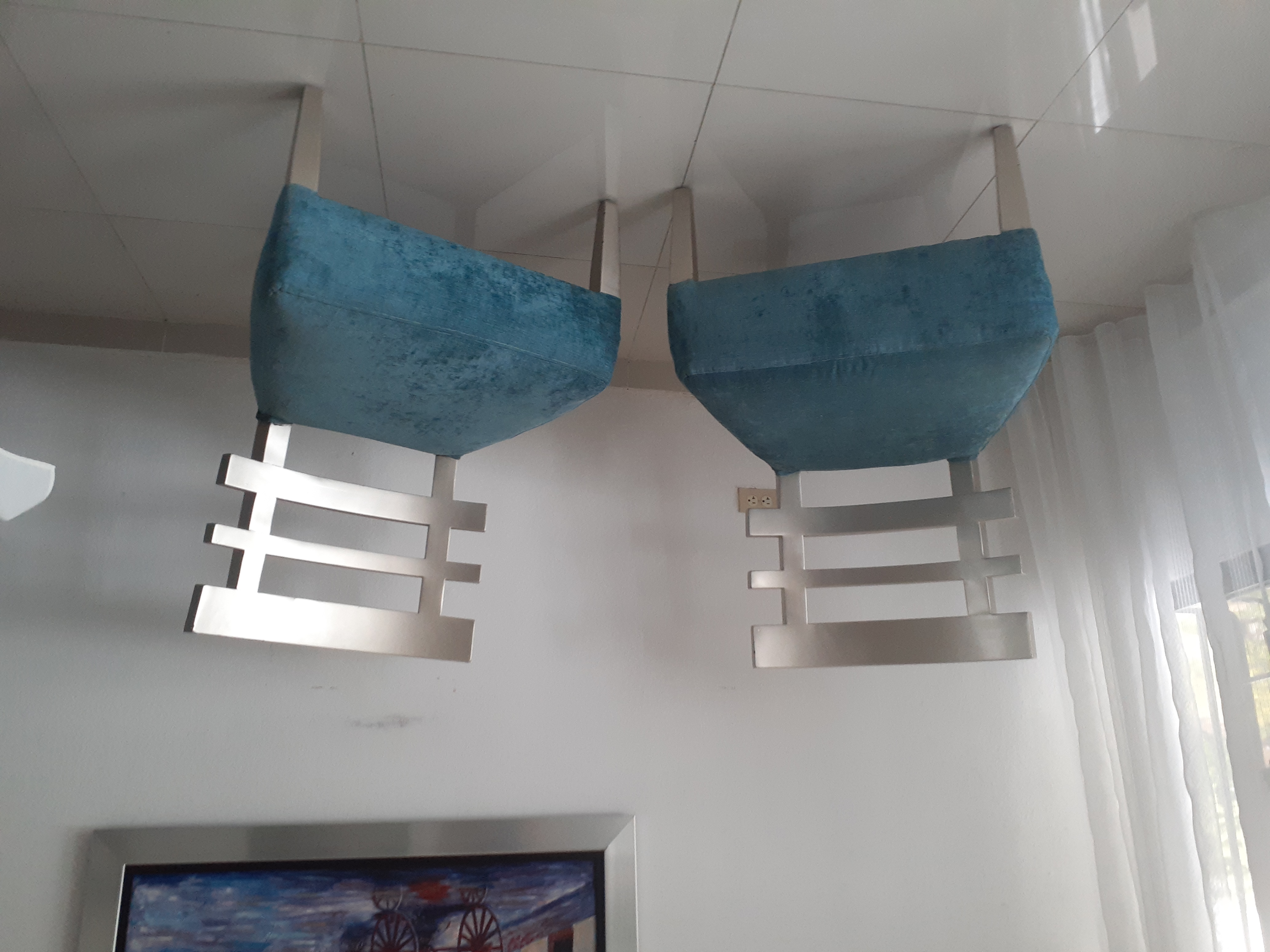 muebles y colchones - butacas en caoba  1