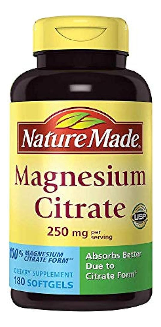 Salud y Equipamiento Médico - Nature Made Magnesium Citrate 250 Mg Suplemento Dietético (n