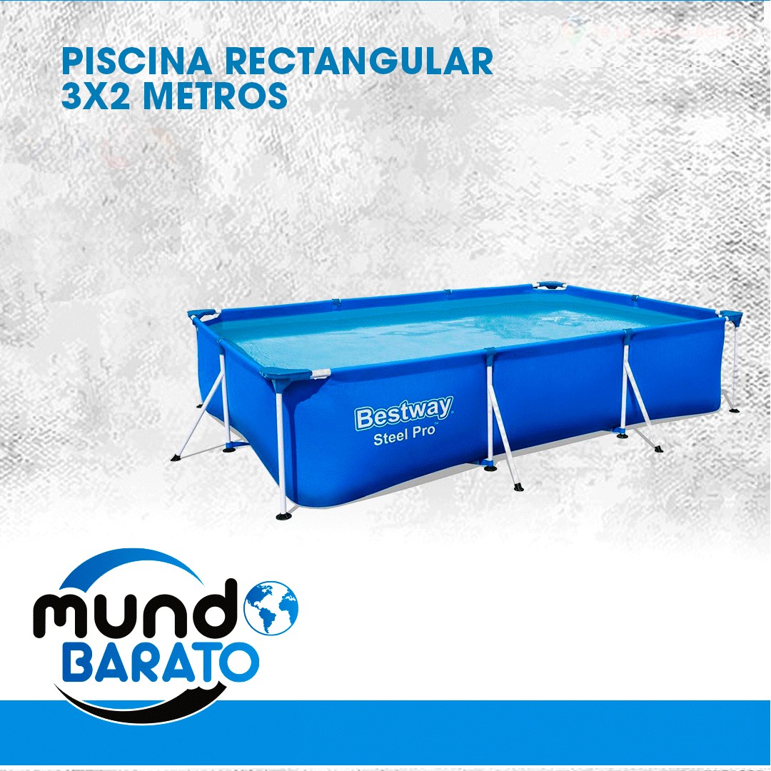 Artículos Deportivos - Piscina Best Way 3 x 2 Metros Grande 872 galones. Armable Azul 1